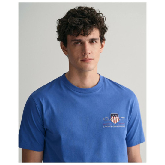Gant Ανδρική κοντομάνικη μπλούζα Embroidered Archive Shield Tee